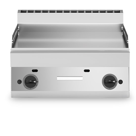 Grillplatte-Gas, 11,4 kW, glatt, 700x650 mm