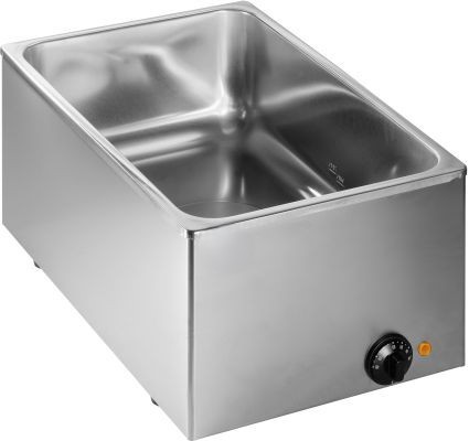 Elektro-Bain-Marie, 1 Kw, Für 1/1 oder 2 x 1/2 oder 3 x 1/3 GN-Behälter, 150 mm Höhe